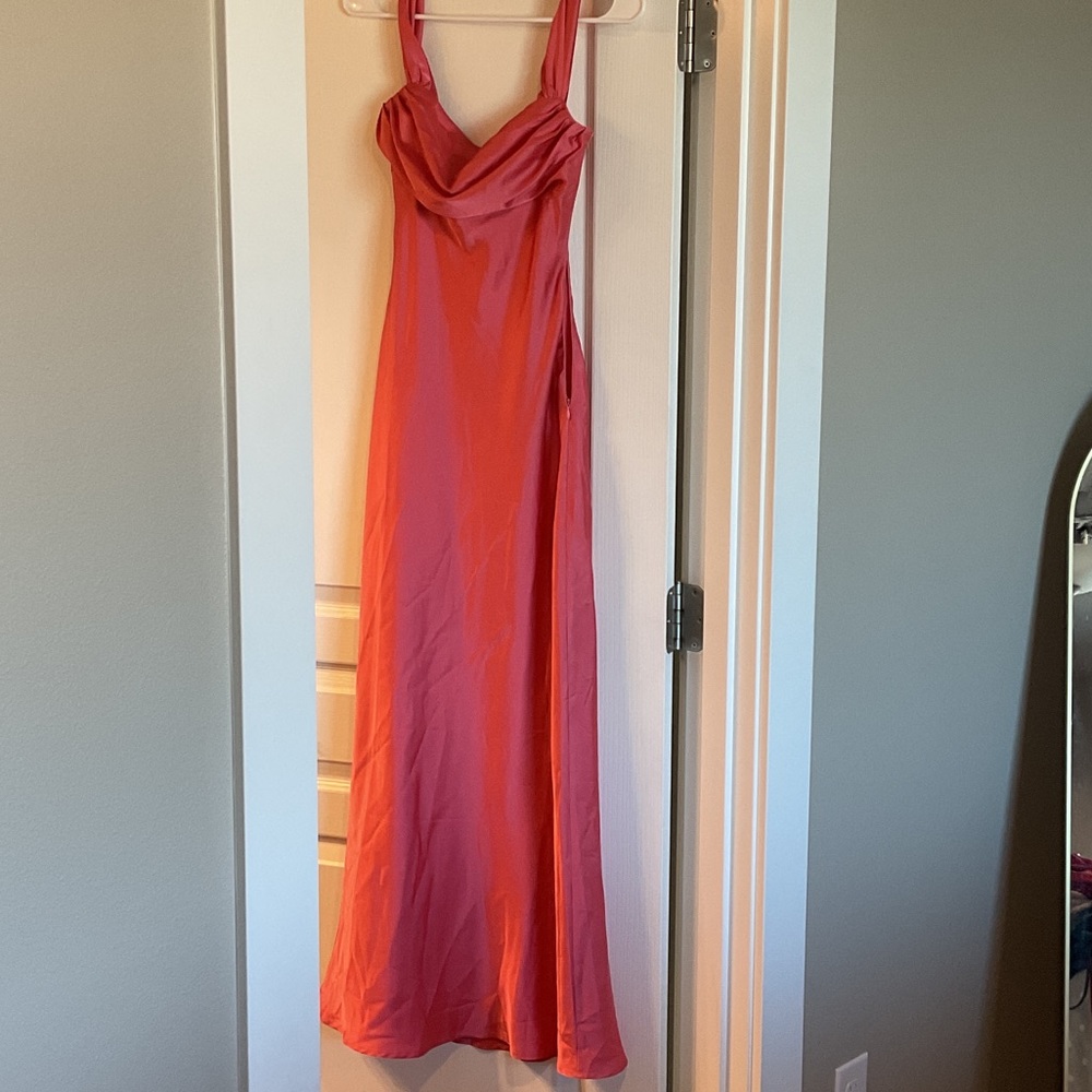 Beginning Boutique Coral Prom Dress